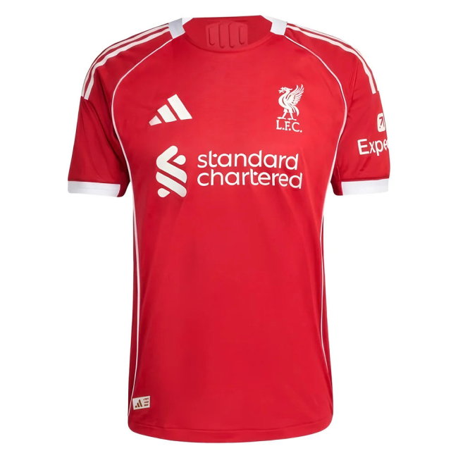 2025-2026 Liverpool Authentic Home Shirt (Kerkez 6)-SoccerKits Hub | Buy Soccer Jerseys Online